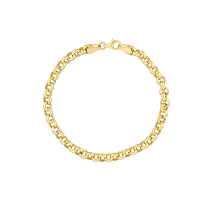 14KT Rolo Link Chain Bracelet