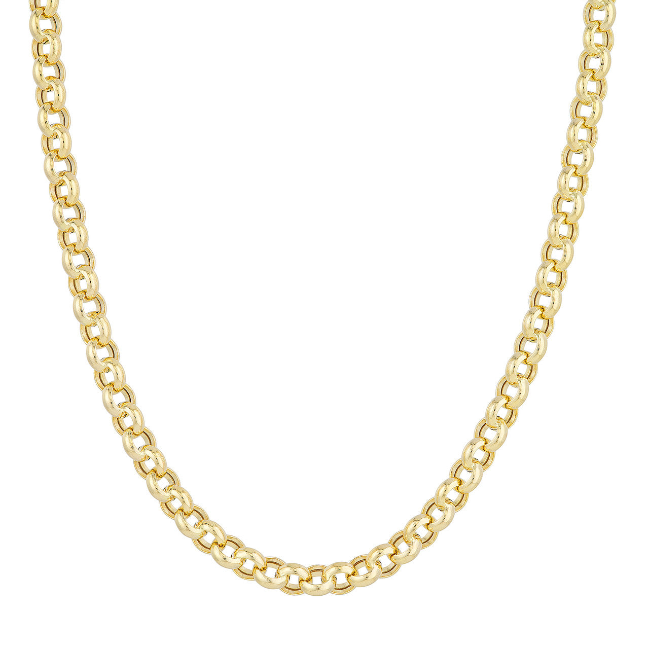 14KY Rolo Link Chain Necklace