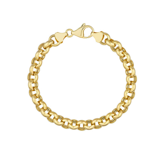 14KT Rolo Link Chain Bracelet