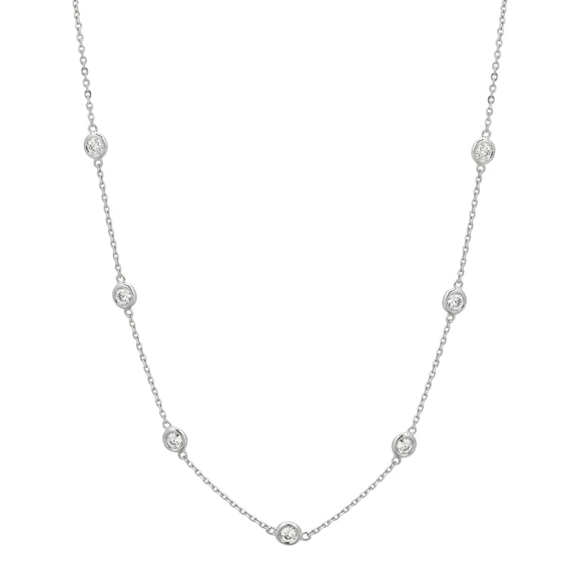 14KT Custom Diamond By The Inch Necklace