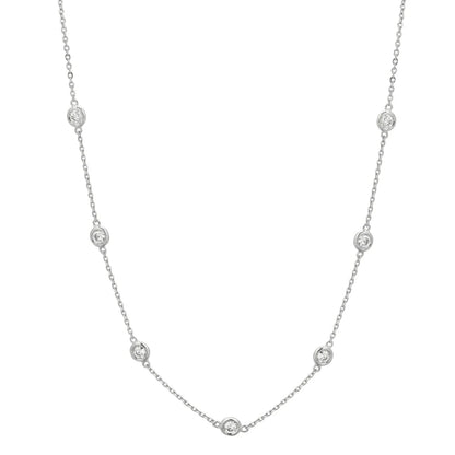 14KT Custom Diamond By The Inch Necklace