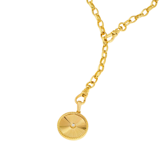 14KT Hollow Forzentina Link Split Chain