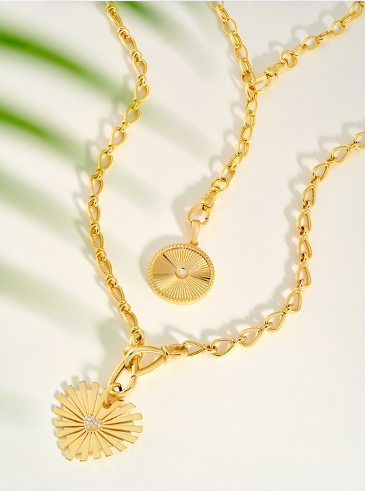 14KT Hollow Forzentina Link Split Chain