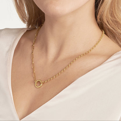 14KT Round Hinged Lock