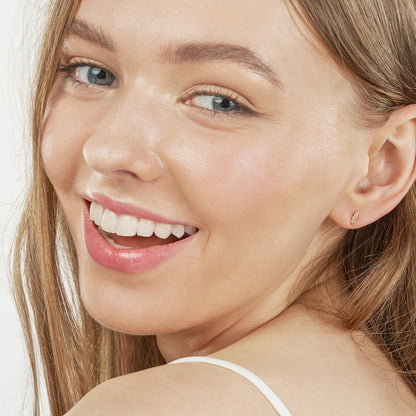 14KY Mini Feather Stud