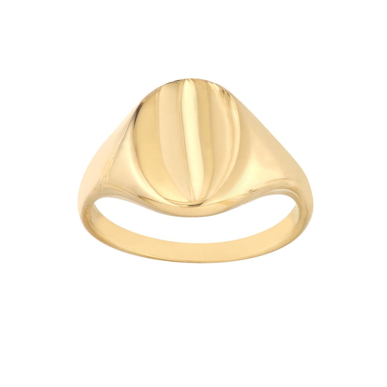 14KY Engraveable Signet Ring