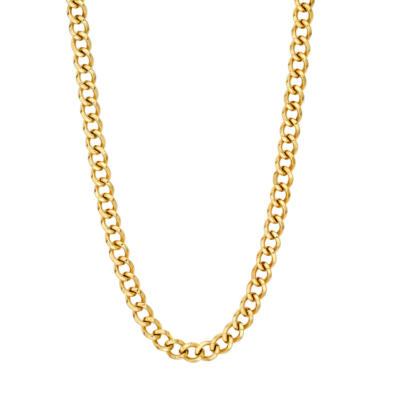 14KY Curb Link Chain Necklace