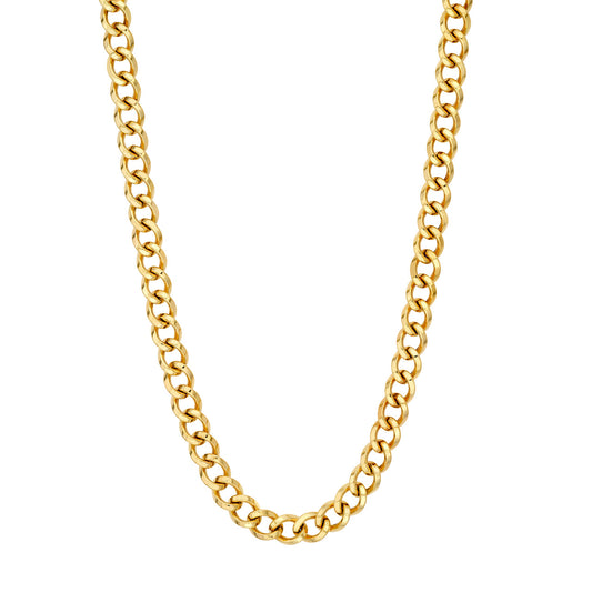 14KY Curb Link Chain Necklace