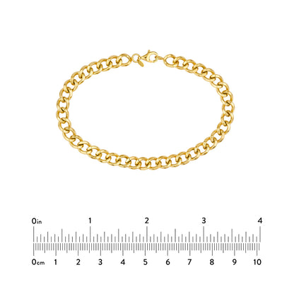14KY Curb Link Bracelet