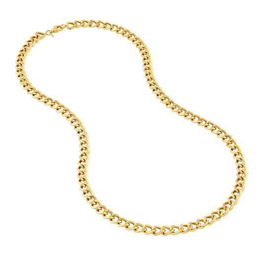 14KY Curb Link Chain Necklace