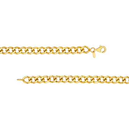14KY Curb Link Chain Necklace