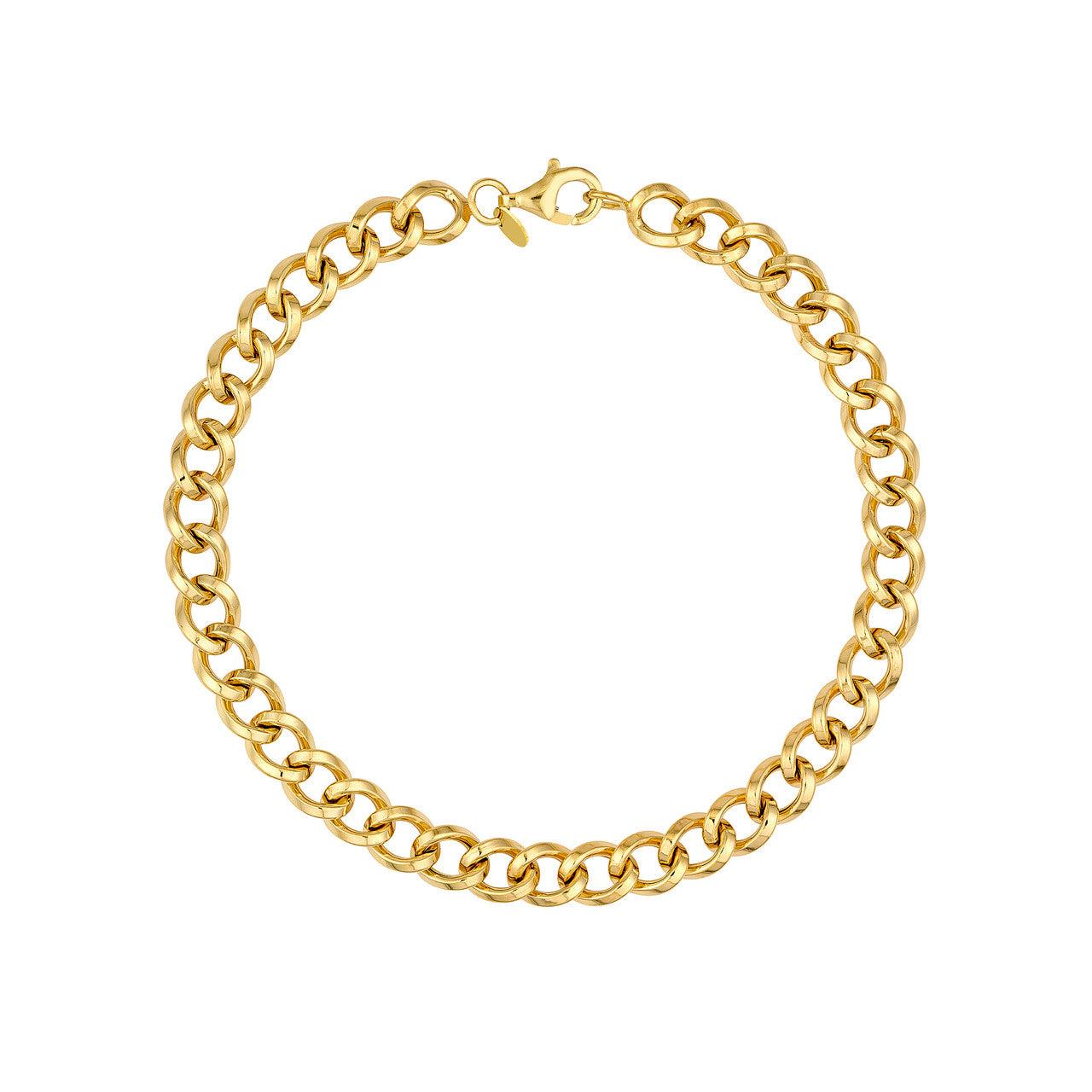 14KY Curb Link Bracelet