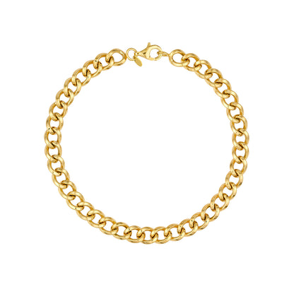 14KY Curb Link Bracelet