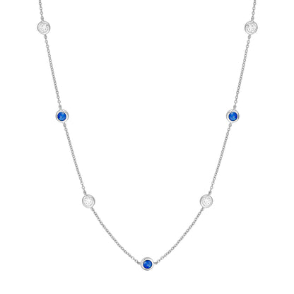14KT Custom Diamond By The Inch Necklace