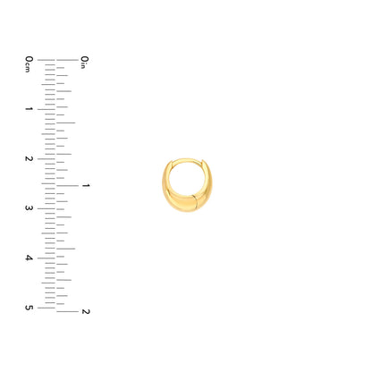 14KT Teardrop SM Hoop