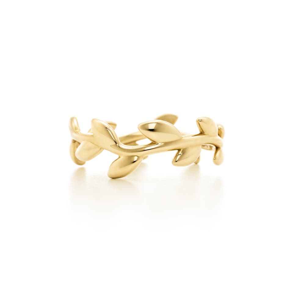 14KT Olive Leaf Ring